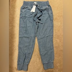 Dynamite Chambray Joggers
